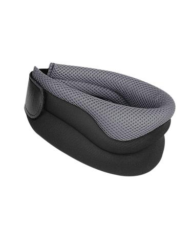 Fulenyi sponge neck support neck support |Adjustable neck collar |Neck support neck wrap neck relief stabilized and relieves the spine for women and men gray