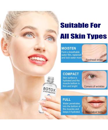 2PC Botox Face Serum | Instant Face Lifting Cream with Vitamin C & E | Women's Facial Essence for Youthful Glow - International Shipping - Buy Online on GoSupps.com