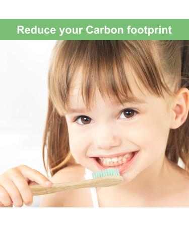 40-Piece Bamboo Charcoal Toothbrush Set | Biodegradable with BPA-Free Bristles | Natural Bamboo | 8 Colors - Buy Online on GoSupps.com