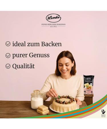 Lemke Simply Pure P te d'amande sans alcool 200 g - Buy Online on GoSupps.com