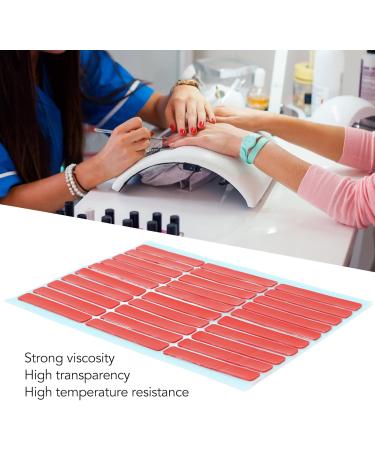 10 Sheet Nail Art Mounting Tape Salon Double Sided Adhesive Tape Accessory Nail Tip Fixation Tools Strong Viscosity Suitable for Nail Tip Color Display Nail Salon - Buy Online on GoSupps.com