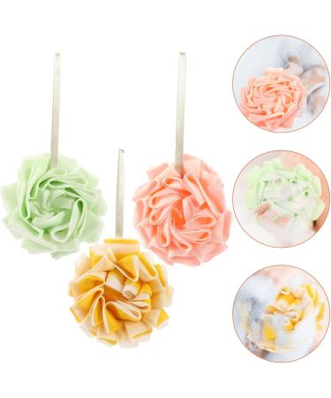 FOMIYES 3pcs Bath Flowers - Loofah Sponge & Exfoliating Body Scrubber for Men & Kids | Shower Accessories & Cleaning Supplies - Buy Online on GoSupps.com