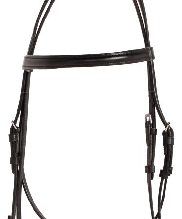 Premium Black Brown Raised Eventing Leather Horse English Bridle - Hand Stitched Acerugs - Buy Online on GoSupps.com