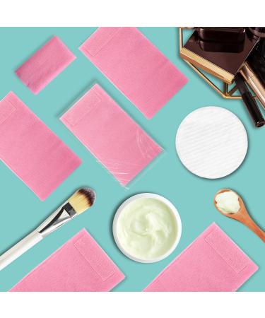 PENCLE Disposable Pink Spa Facial Headbands - 100 PCS Individual Pack, Adjustable Elastic for Women, Girls, Salon Use - Non-Woven Soft Fabric for Skin Care, Makeup, Washing Face - Buy Online on GoSupps.com