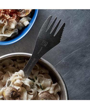 Light My Fire Titanium Spork - BPA Free, Serrated Edge, Made in Sweden - Buy Online on GoSupps.com