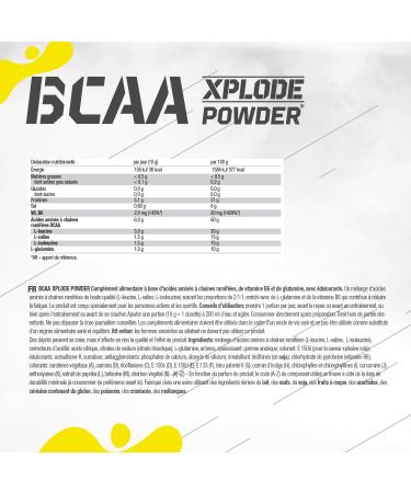 Olimp Sport Nutrition Bcaa Xplode Powder Amino Acid Lemon 500g - Buy Online on GoSupps.com