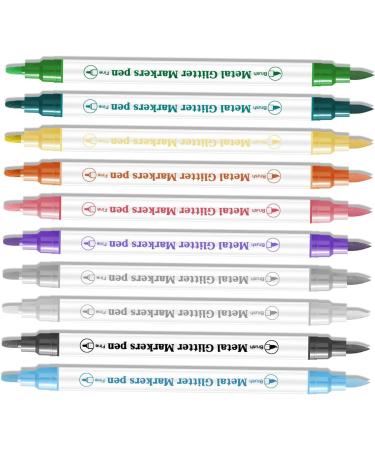 10Pcs Nail Pen Nail Art Pen Waterproof Pen Quick Dry Nail Art Painting Pen Abstract Lines Pen Metallic Nail Drawing Pen 3D Nail Art Set Nail Accessories Set - Buy Online on GoSupps.com