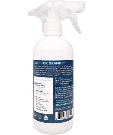 Better Life Granite Stone Countertop Cleaner - Pomegranate & Grapefruit - 16 oz - Buy Online on GoSupps.com