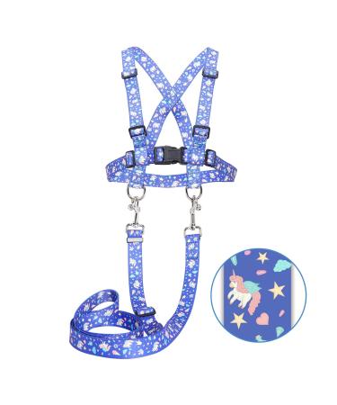 Tukiie Horse Children horse harness for children for 3-12 year olds with an adjustable 2m long children