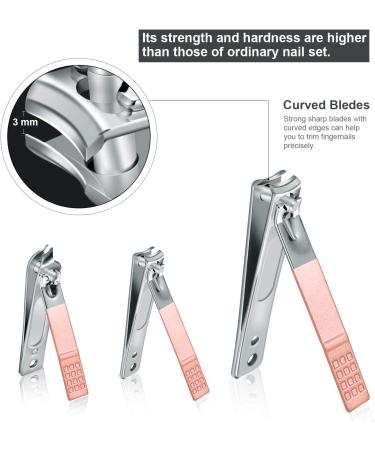 Professional 10pcs Manicure Set: Stainless Steel Nail Clippers Kit for Travel (White) - Buy Online on GoSupps.com