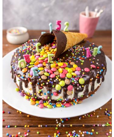 Buy Brightly Colored Crispy Edible Litter Decor Perfect for Ice Cakes & Muffins | 125g - Buy Online on GoSupps.com