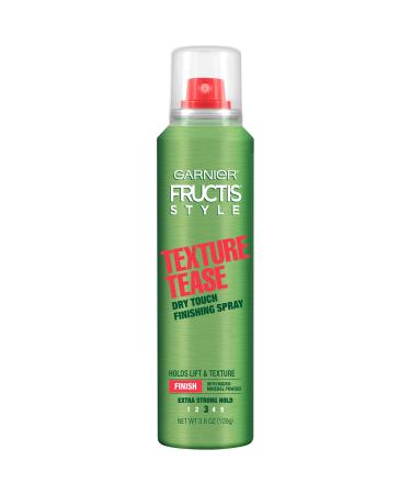Garnier Fructis Style Texture Tease Dry Touch Finishing Spray 3.8 Ounce (Packaging May Vary) Orange 3.8 Ounce (Pack of 1)