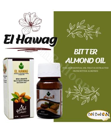 Bitter Almond Oil Natural Undiluted Pure For Hair Skin Care Skincare Facial Body & Cold Pressed Premium No Additives Kosher Halal (4 Pack 4.05 oz / 120 ml)  - Buy Online on GoSupps.com