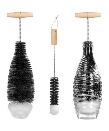 CAM2 Sponge Cleaning Brush Non Marking Cleaning Bottle Cleaner for 0.6 litre Glass Bottle Baby Food Bottle Soda Bottle Water Bottle Crystal Bottle Soda Bottle