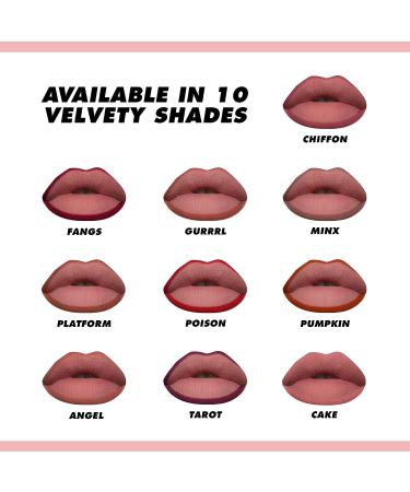 Lime Crime Velvetines Lip Liner in Chiffon - Rosy Mauve Matte Lip Pencil | Long-Lasting, Waterproof, Vegan & Cruelty-Free - Buy Online on GoSupps.com