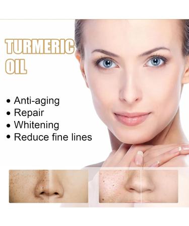 Turmeric Face Serums Oil Bright Skin Dark Spot Corrector Turmeric Serum Skin Care Moisturizing Repair Serum for Face and Body(30ML) - Buy Online on GoSupps.com