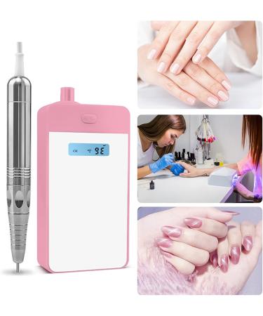 Rechargeable Nail Drill Machine 36000 RPM Professional Nail Drill Kit Electric Nail File Manicure Pedicure Tools for Acrylic Gel Nails Shape Carve Polish White - Buy Online on GoSupps.com