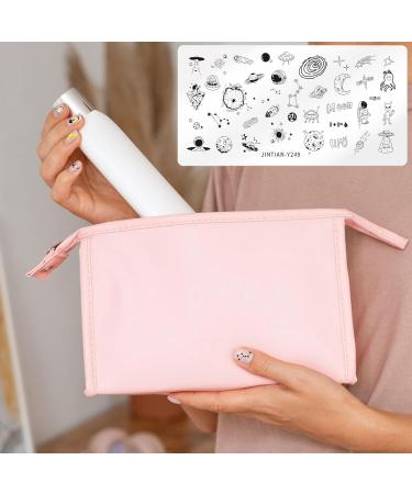 NICENEEDED 6 PCS Constellation Nail Stamping Plate Set Stainless Nail Art Stamping Plates Reusable Animal Manicure Template for Women and Girls Nail Decoration - Buy Online on GoSupps.com