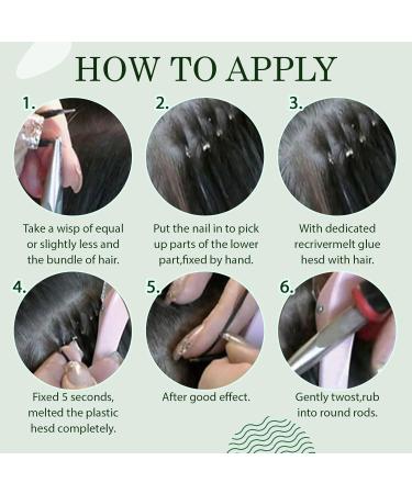 RUNATURE Brown Nano Human Hair Extensions | Real Human Hair | 16 Inch 50g | Nano Beads Hair Extensions - A-Nano-#4 - Buy Online on GoSupps.com