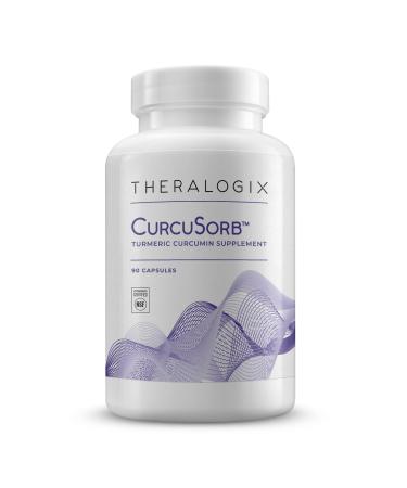 CurcuSorb Turmeric Curcumin Supplement 90-Day Supply | High Absorption Clinically Studied Turmeric Supplement Complex | Turmeric Supplements Capsules