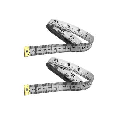 KNEEDARKYEAR 60-Inch 1.5 / 2.0 Meter Soft Retractable Measuring Tape, Pocket, Body Tailor Sewing Craft Cloth Tape Measure (12 Pack) (79inch Soft Tape Measure 2PCS)