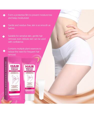 WRANBAO Intimate hair removal cream for women and men irritating hair removal and skin care painfree and flawless hair removal cream for face arms legs bikini zone and intimate zone 6 pieces 6 pieces - Buy Online on GoSupps.com