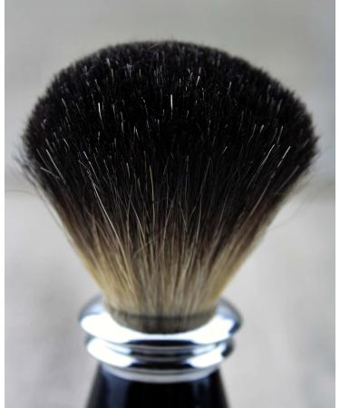 Men's Black Shaving Kit - Badger Hair Brush Safety Razor & Stainless Steel Stand | Premium Grooming Set - Buy Online on GoSupps.com