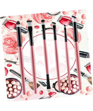 FRCOLOR Eyeliner Eyebrow Brush 6pc Set Makeup Brush Cosmetics Brush Portable Cosmetic Brush Makeup Brushed - Buy Online on GoSupps.com