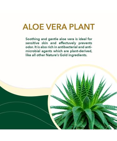 Nature's Gold Aluminum-Free Deodorant for Men & Women with Organic Lip Balm - Aloe Vera Infused, Safe for Sensitive Skin - Heavenly Bergamot Lime - Buy Online on GoSupps.com