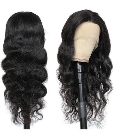 Lace Front Wigs Human Hair Body Wave 13x4x1 T Part Medium Pre Plucked Bleached Knots Brazilain Real Indian Thick High Destiny Medium Part Glueless 13x4x1 Lace Wigs Baby Hair Natural Color 16 Inch - Buy Online on GoSupps.com
