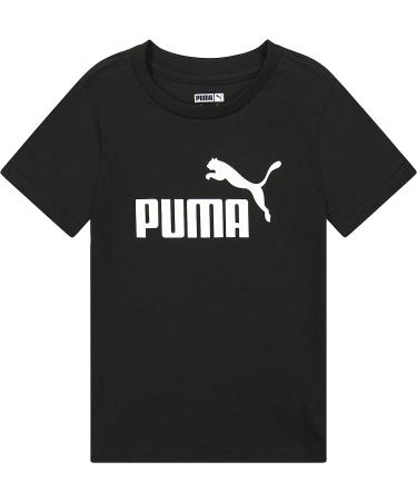 PUMA Boys' No. 1 Logo T-Shirt in Black - Size 6 | Official PUMA Kids Apparel - Buy Online on GoSupps.com