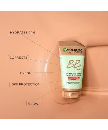 Garnier SkinActive BB Cream Anti-Age Medium Tinted Moisturiser SPF25 with Hyaluronic Acid - 50ml - Buy Online on GoSupps.com