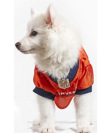 NFL Denver Broncos Dog Jersey - Medium Size | Officially Licensed Football Costume for Pets - Buy Online on GoSupps.com