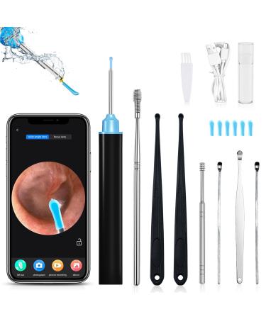 PAIRIER Ear Wax Removal Kit Camera 1080P Visual Ear Cleaner Upgraded Otoscope Earwax Removal Kit with 6 Lights and 7 PCS Ear Set for iPhone ipad Android/Adults Kids Pets