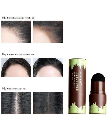 YUECI Hairline Powder - Hair Concealer & Shadow for Forehead Filling - Brown 1g | Light Hair Powder 1 Pack - Buy Online on GoSupps.com