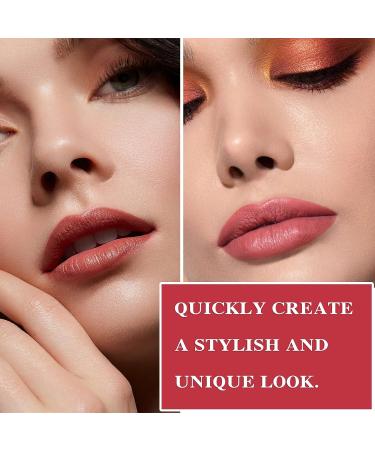 Fusang 3Pcs Nude Matte Lipstick Set - Long Lasting & Nourishing Lipgloss Set | Waterproof Velvet Lip Gloss Set | Crayon Matte Lip Stain for Women - Buy Online on GoSupps.com