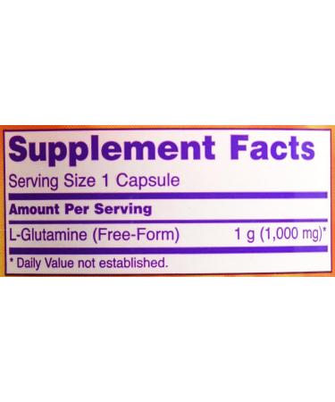 Now Foods L-Glutamine 1000mg - 240 Capsules | Powerful Immune Support - Buy Online on GoSupps.com