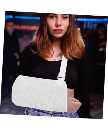 FRCOLOR Universal Arm Sling for Adults - Breathable Forearm Support Brace & Shoulder Immobilizer - Adjustable Abduction Strap - Buy Online on GoSupps.com