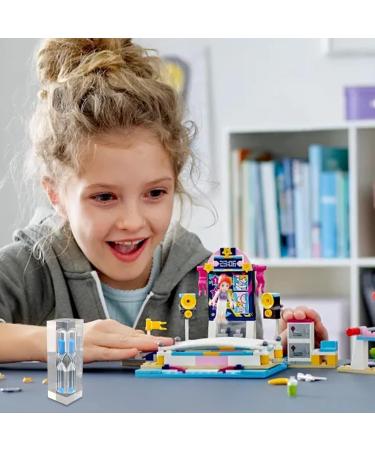 2-Piece Hourglass Set for Children - 3-Minute Timer for Toothbrushing Kitchens & Classrooms (Blue & Purple) - International Shipping Available - Buy Online on GoSupps.com