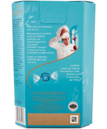 Lindt Lindor Caramel Lot of 6 chocolats salade au chocolat au lait et cristaux de sel avec remplissage caramel sal doux 200 g - Buy Online on GoSupps.com
