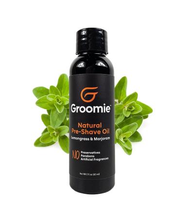 GROOMIE Natural Pre-Shave Oil for Bald Head - Plant Based Formula with Milk Thistle Seed & Essential Oils - Promotes Close Shave for Men & Women - Buy Online on GoSupps.com