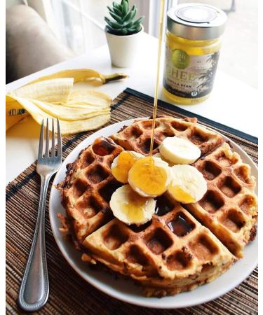 4th & Heart Vanilla Bean Ghee - Grass-Fed Clarified Butter 16 oz | Natural & Delicious - Buy Online on GoSupps.com