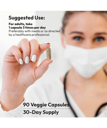 Candida Cleanse Detox Supplement - Women Men Natural Yeast Overgrowth Support with Caprylic Acid Probiotics Complex for Candi Balance Immune Intestinal Flora & Gut Health - Vegan Gluten Free 90 Count (Pack of 1) - Buy Online on GoSupps.com