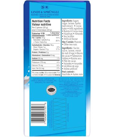 Lindt SWISS CLASSIC Fruit & Nut Milk Chocolate Bar 200g Perfect Chocolate Gift Lindt Chocolate Gift Christmas Candy Christmas Chocolate - Buy Online on GoSupps.com