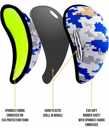 Exxact Sports Compression Shorts Men with Lightweight Cup - Medium White | Ideal for Baseball, Lacrosse, Football - Buy Online on GoSupps.com