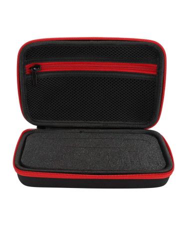 Yctze Nylon TPU Electric Shaver Travel Carry Case Men s Portable Hair Shaving Tool Organizer Compatible with Various Models (Black Red)