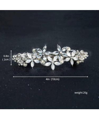 Golewedy Rhinestone Hair Clips - Bridal Crystal Barrettes for Women | Hair Accessories - Buy Online on GoSupps.com