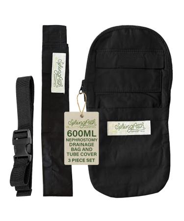 Nephrostomy Tube and Drainage Bag Cover (Black)