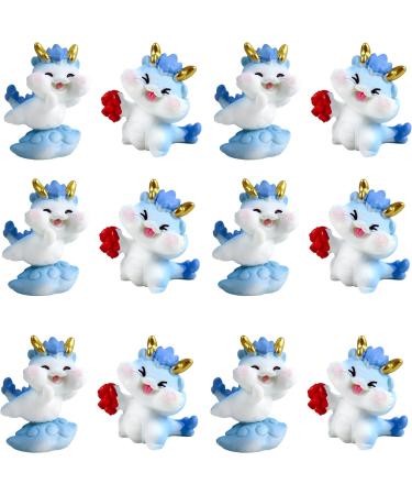 Cyodoos 2PCS New Year Decoration Dessert Cupcake Toppers Spring Festival Party Supplies Baking Accessories Dessert Dragon Selection New Year Party Supply Dragon Cupcake Toppers - Buy Online on GoSupps.com