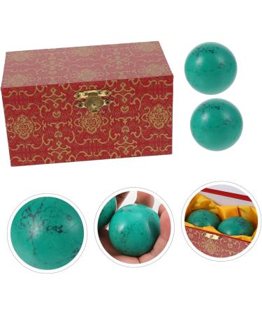 Magiclulu 10 PCS Turquoise Hand Training Balls - Green Gemstones for Fitness Tinkering and Chinese Medicine - Buy Online on GoSupps.com